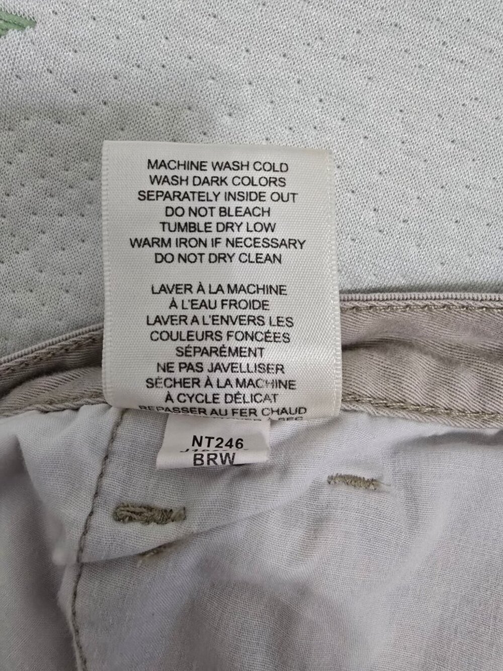 JAG Womens Size 10 Beige Capri Pants Classic Fit Comfortable - Picture 10 of 10